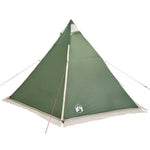 Tipi-Telt For Camping 6 Personer Grønn Vanntett