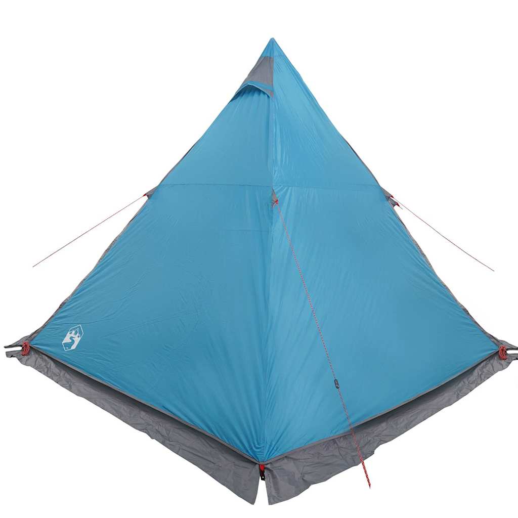 Familietelt Tipi For 6 Personer Blå Vanntett