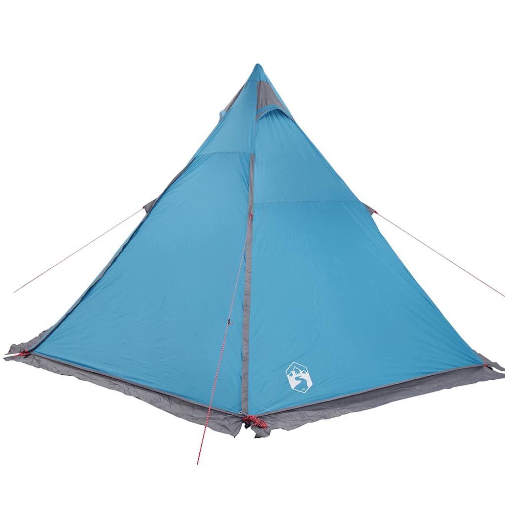 Familietelt Tipi For 6 Personer Blå Vanntett
