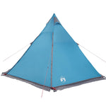 Familietelt Tipi For 6 Personer Blå Vanntett