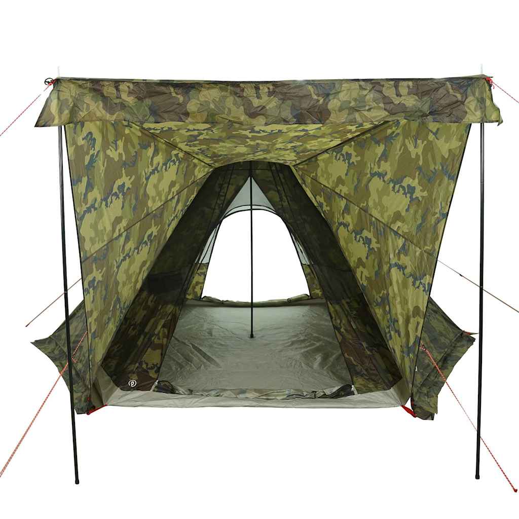 Familietelt Tipi For 6 Personer Kamuflasje Vanntett