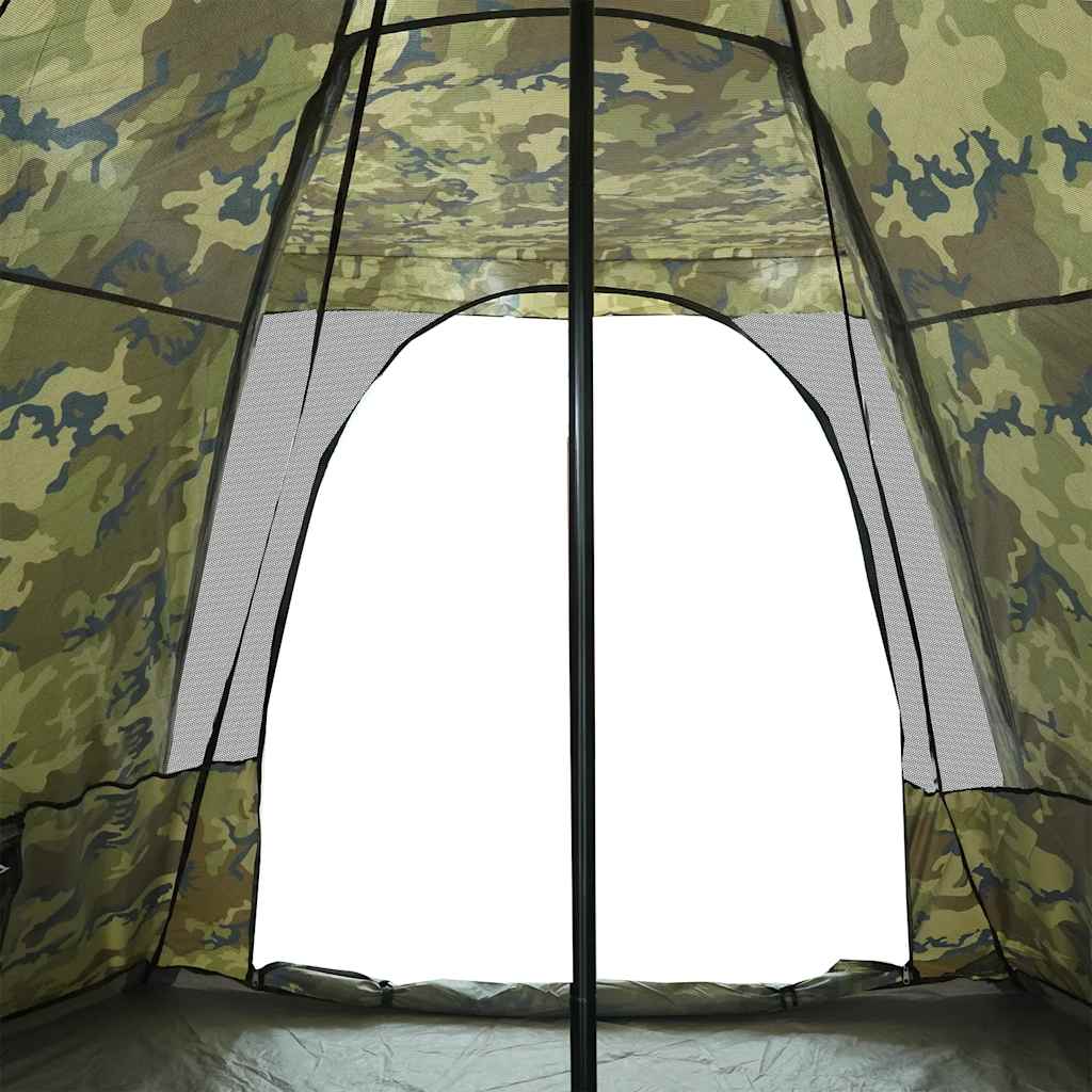 Familietelt Tipi For 6 Personer Kamuflasje Vanntett