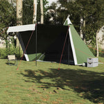 Tipi-Telt For Camping 6 Personer Grønn Vanntett