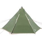 Tipi-Telt For Camping 6 Personer Grønn Vanntett