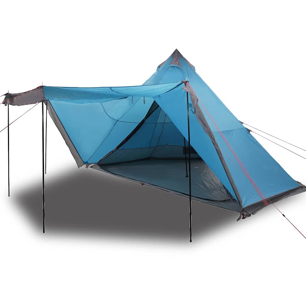 Familietelt Tipi For 6 Personer Blå Vanntett