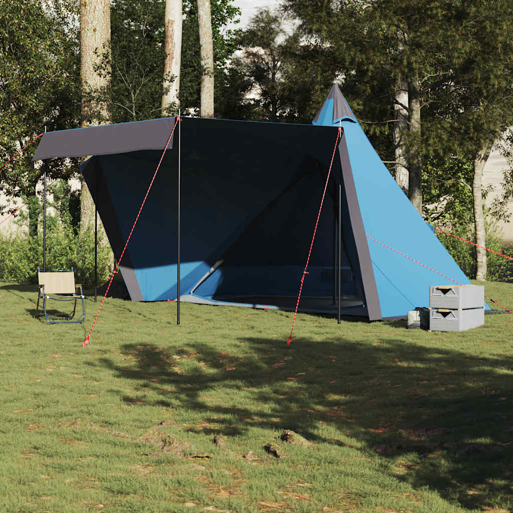 Familietelt Tipi For 6 Personer Blå Vanntett
