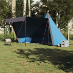 Familietelt Tipi For 6 Personer Blå Vanntett