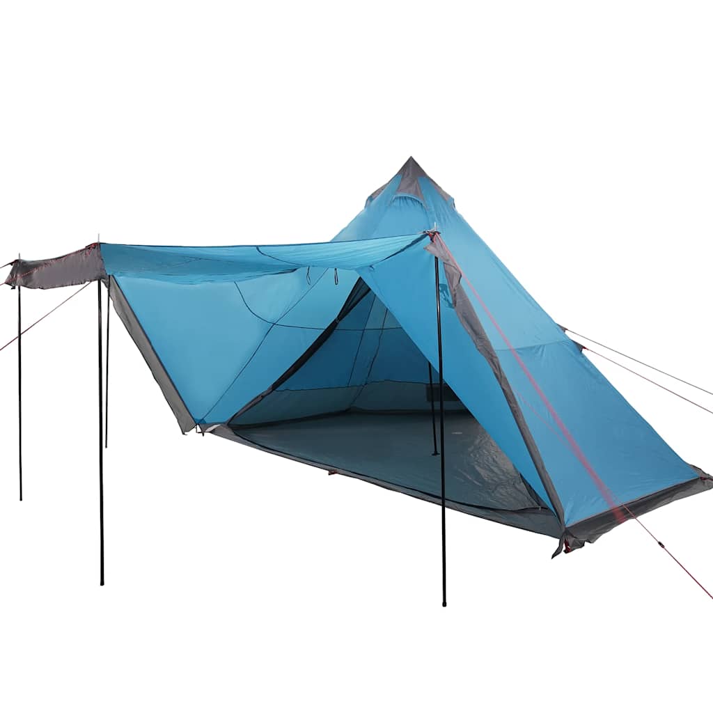 Familietelt Tipi For 6 Personer Blå Vanntett