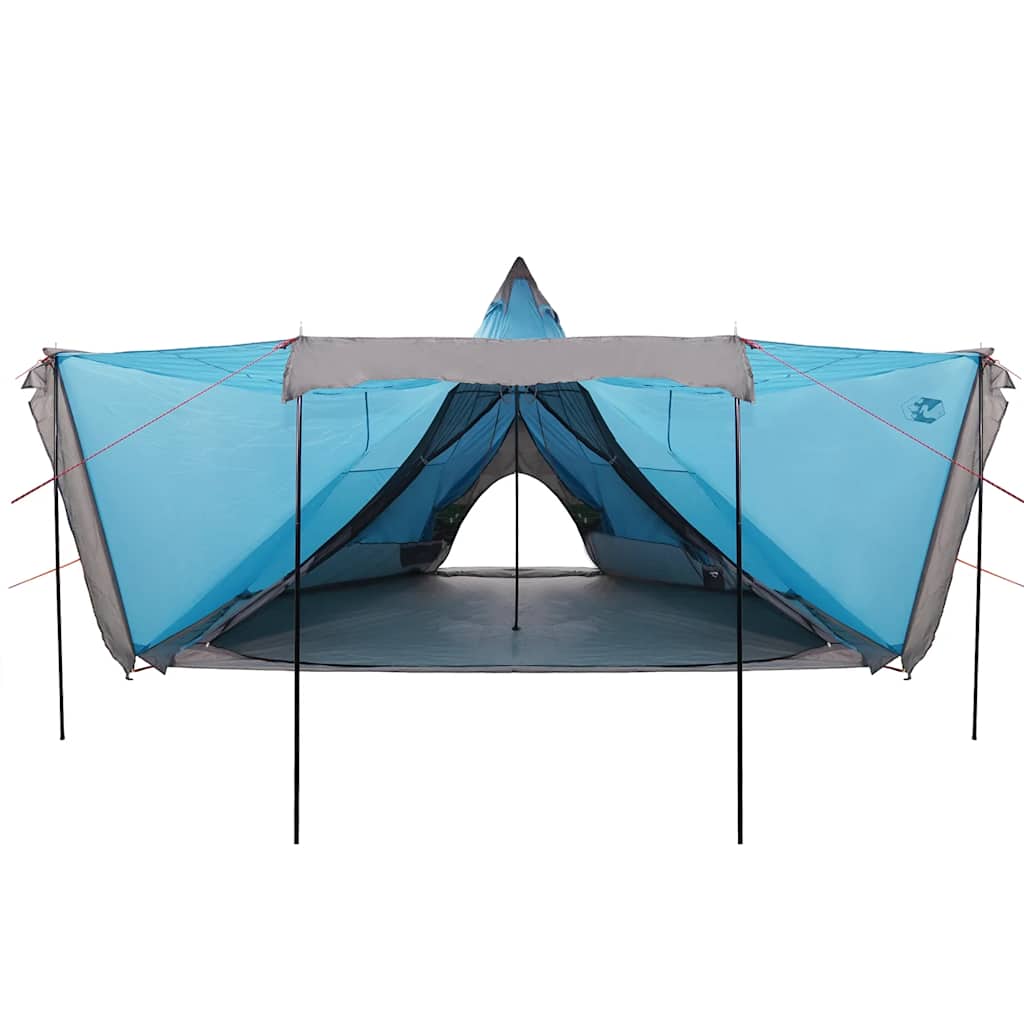 Familietelt Tipi For 6 Personer Blå Vanntett