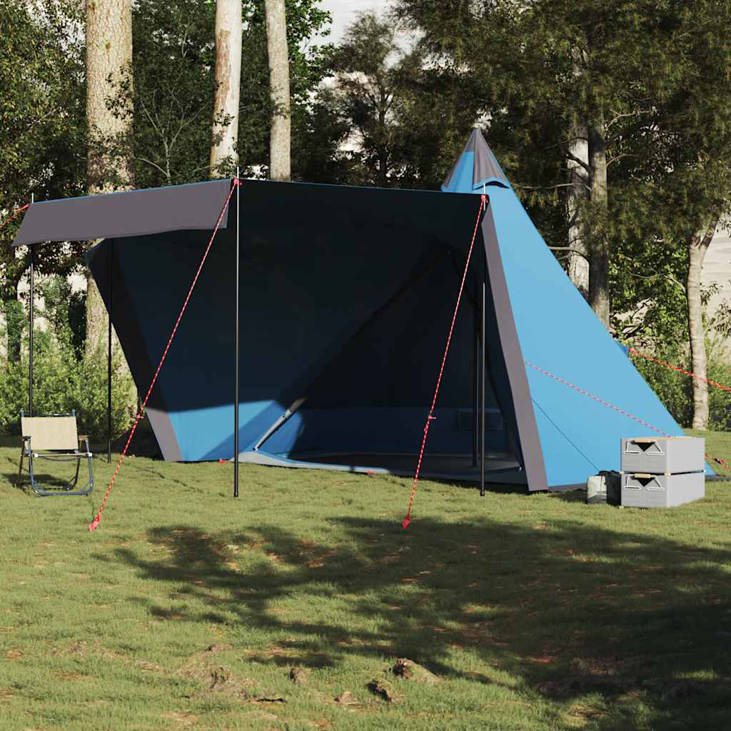 Familietelt Tipi For 6 Personer Blå Vanntett