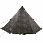 Familietelt Tipi For 6 Personer Kamuflasje Vanntett