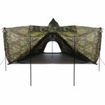 Familietelt Tipi For 6 Personer Kamuflasje Vanntett