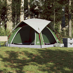 Campingtelt 4 Personer Grønn Vanntett