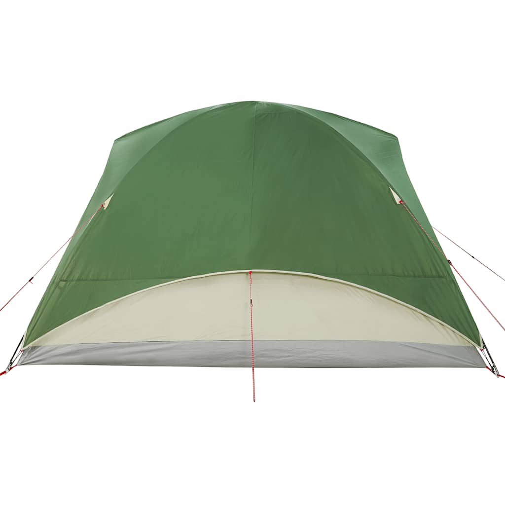 Familietelt For Camping 6 Personer Grønn Vanntett