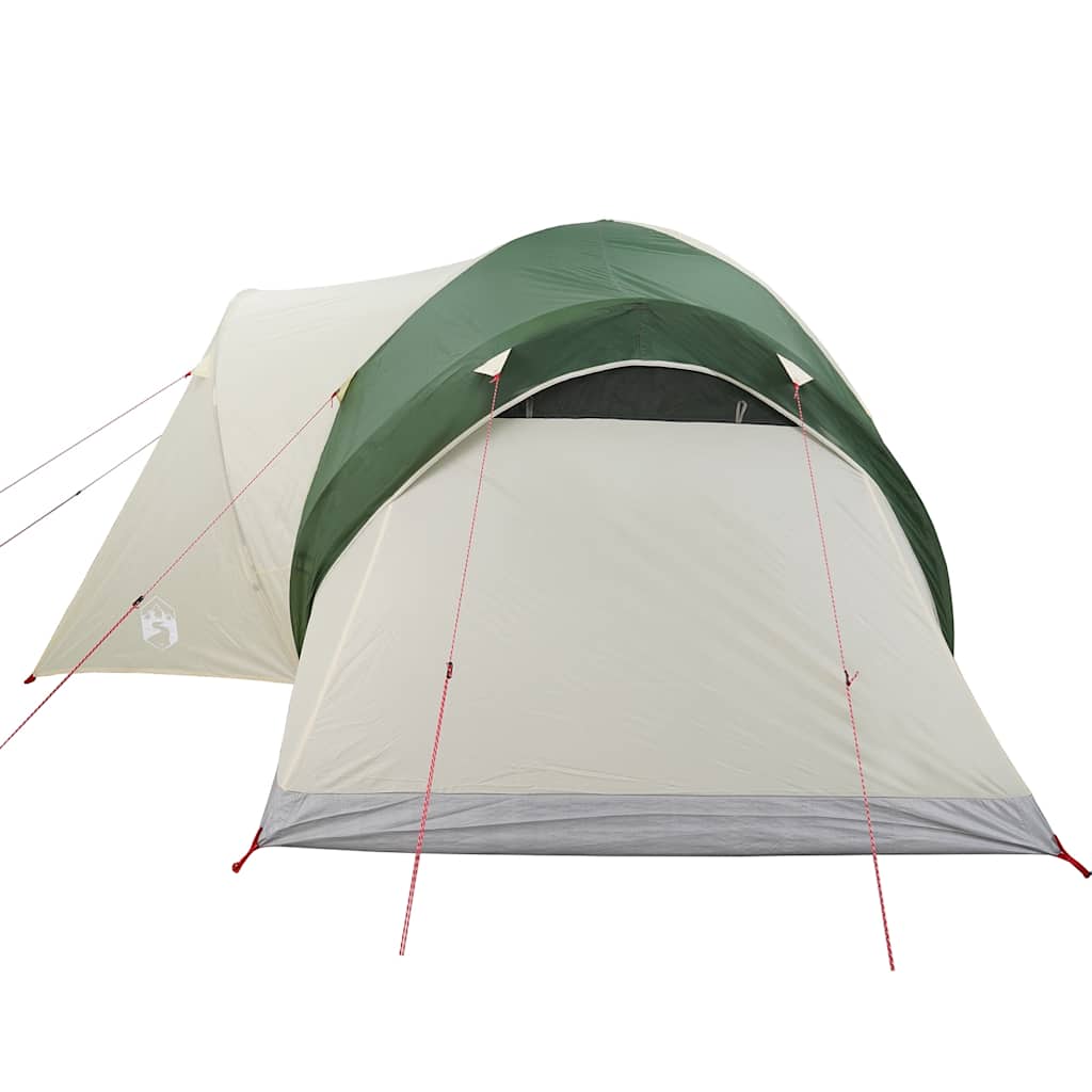 Kuppeltelt For Camping 6 Personer Grønn Vanntett