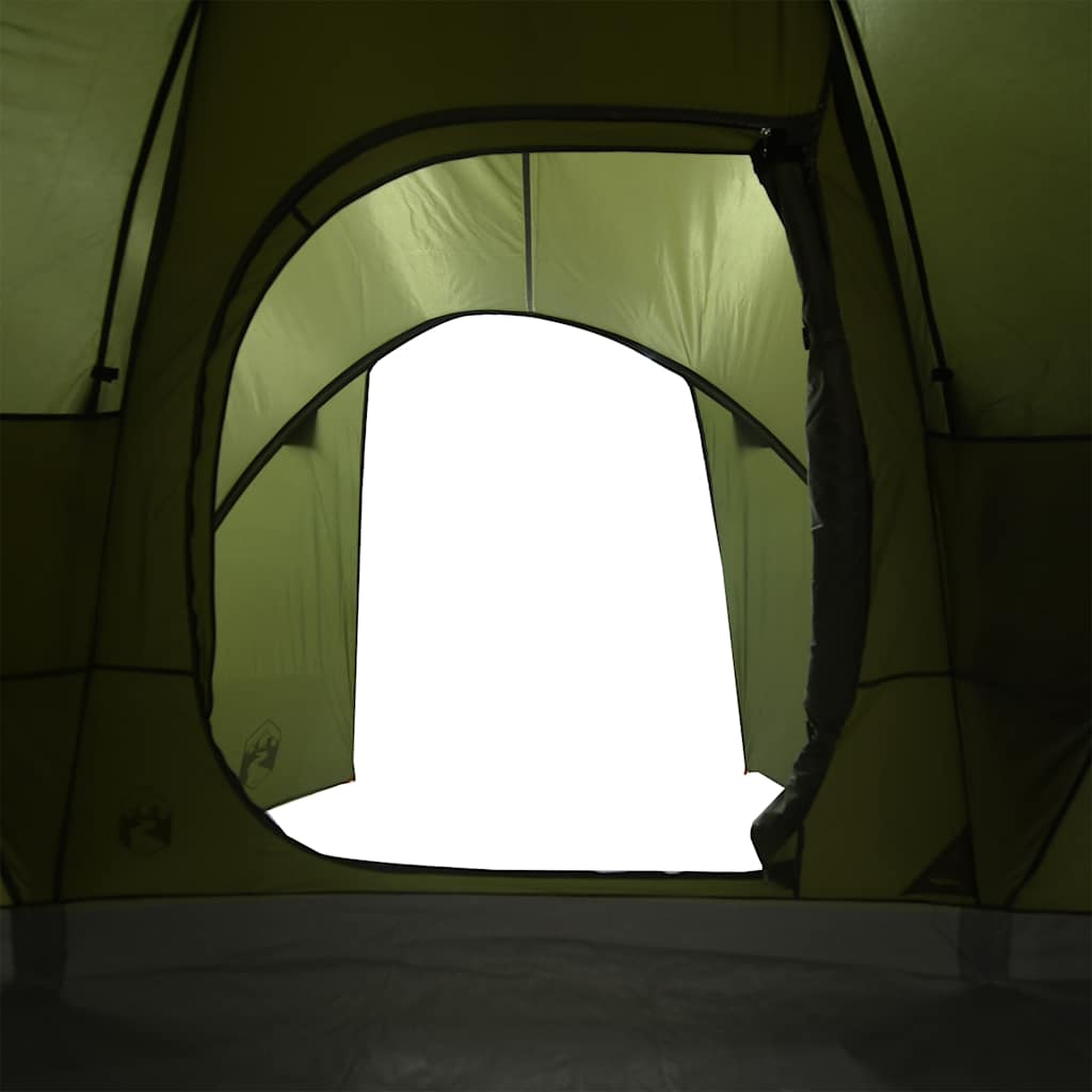 Kuppeltelt For Camping 6 Personer Olivengrønn Vanntett