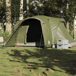 Kuppeltelt For Camping 6 Personer Olivengrønn Vanntett