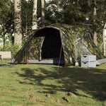 Kuppeltelt For Camping 6 Personer Kamuflasje Vanntett
