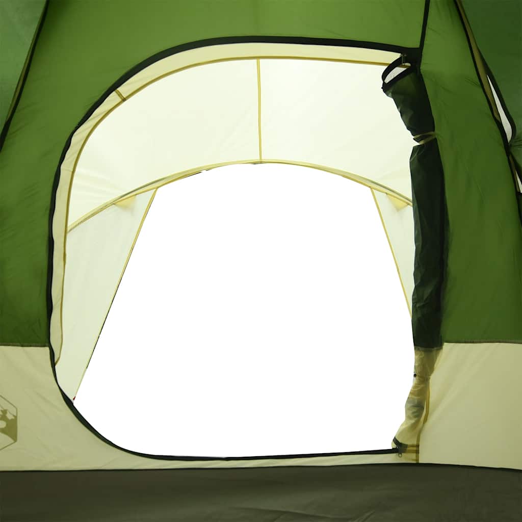 Kuppeltelt For Camping 6 Personer Grønn Vanntett
