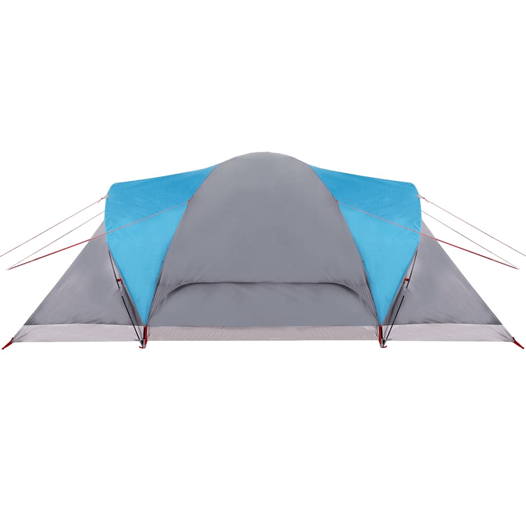 Kuppeltelt For Camping 6 Personer Blå Vanntett