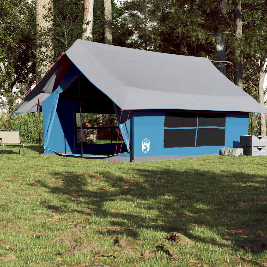 Campingtelt 5 Personer Blå Vanntett