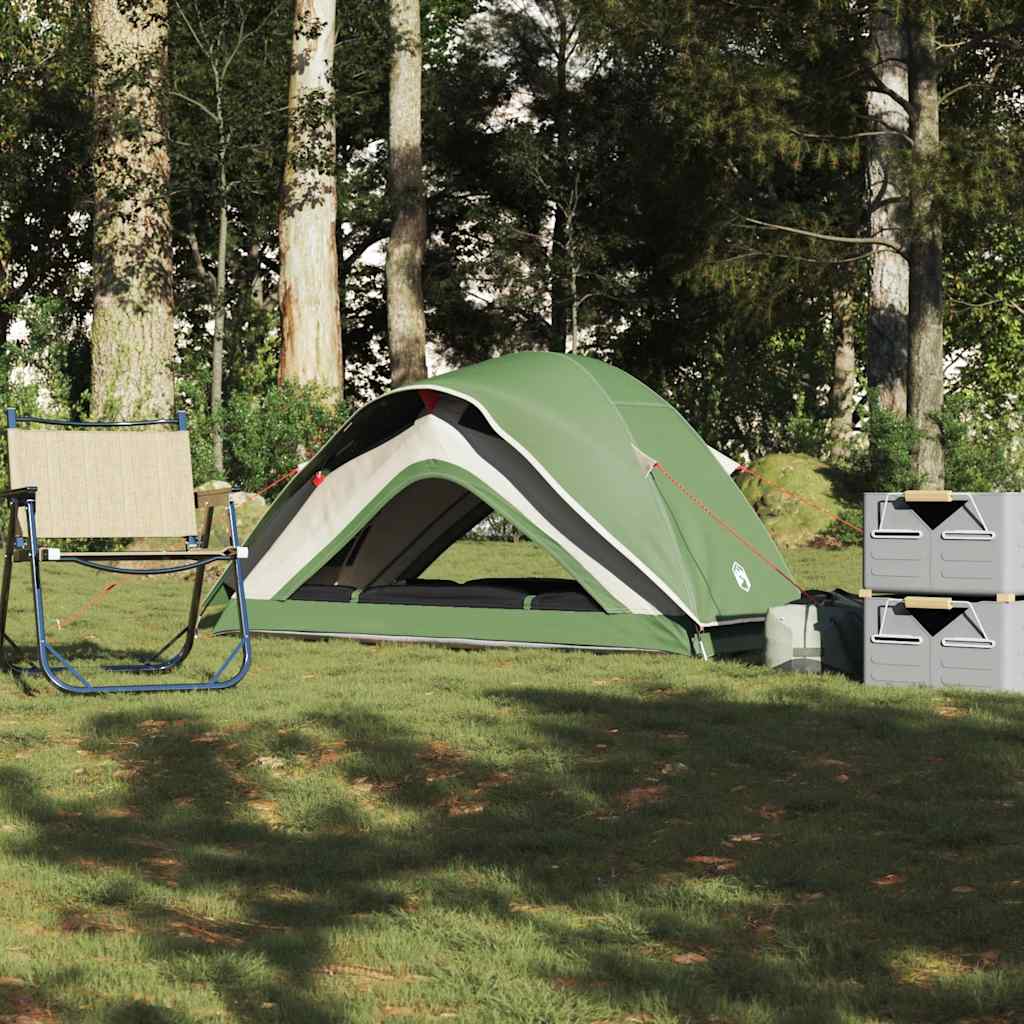 Campingtelt 1 Person Grønn Vanntett