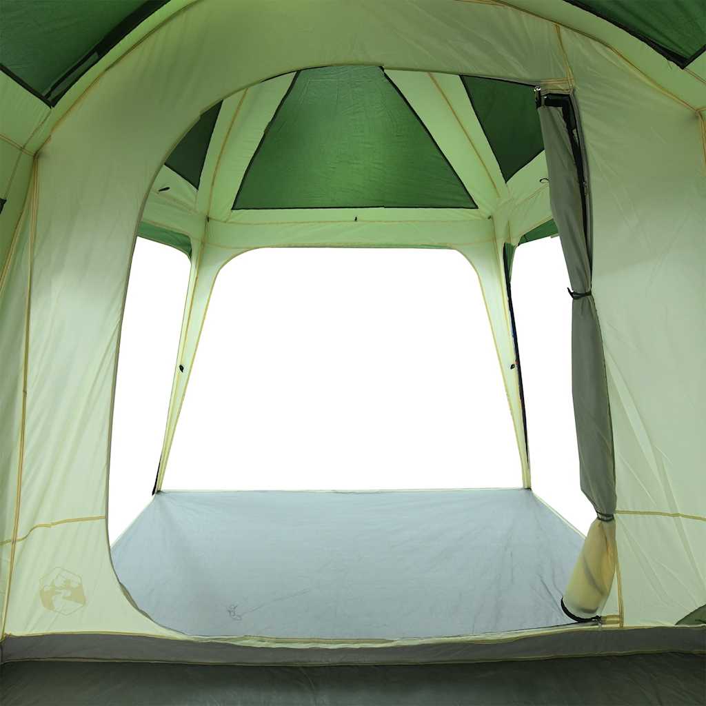 Campingtelt Med Verandakuppel 5 Personer Grønn Vanntett