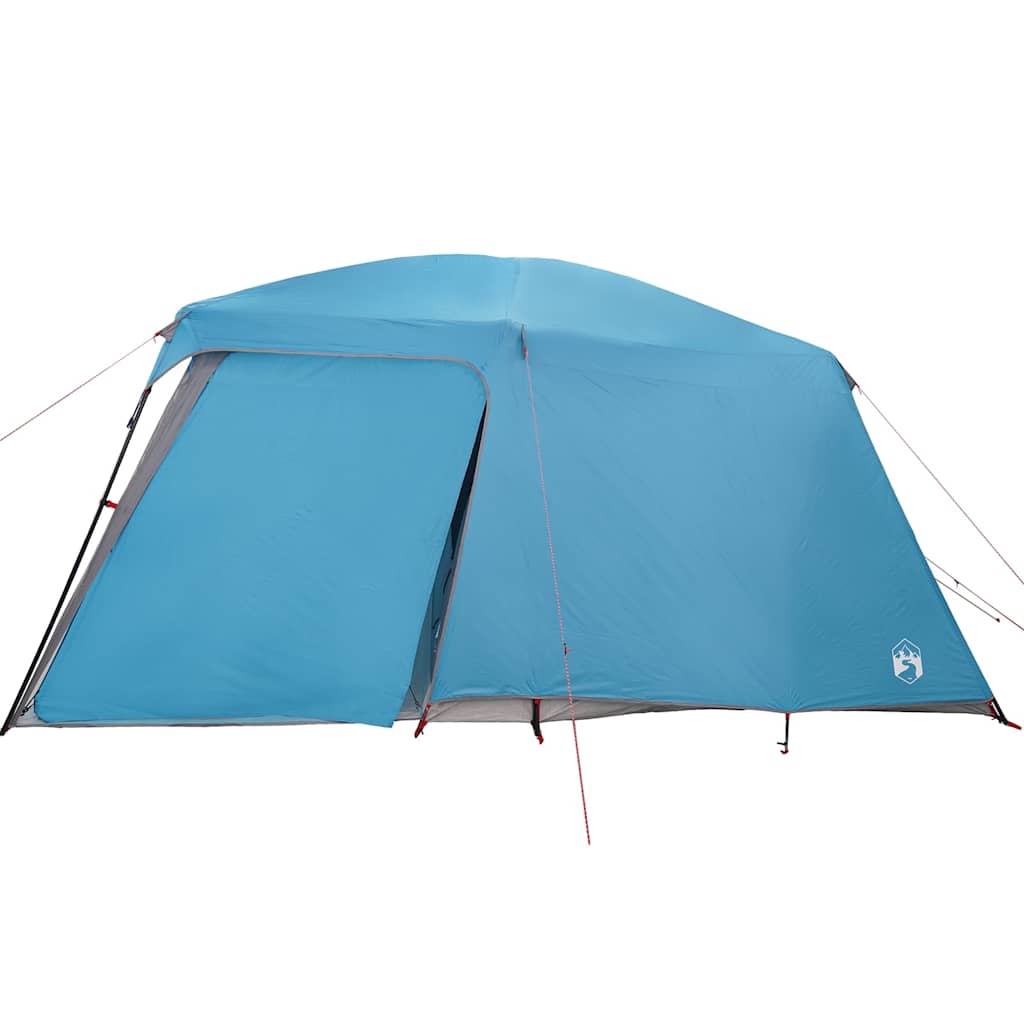 Campingtelt Med Verandakuppel 5 Personer Blå Vanntett