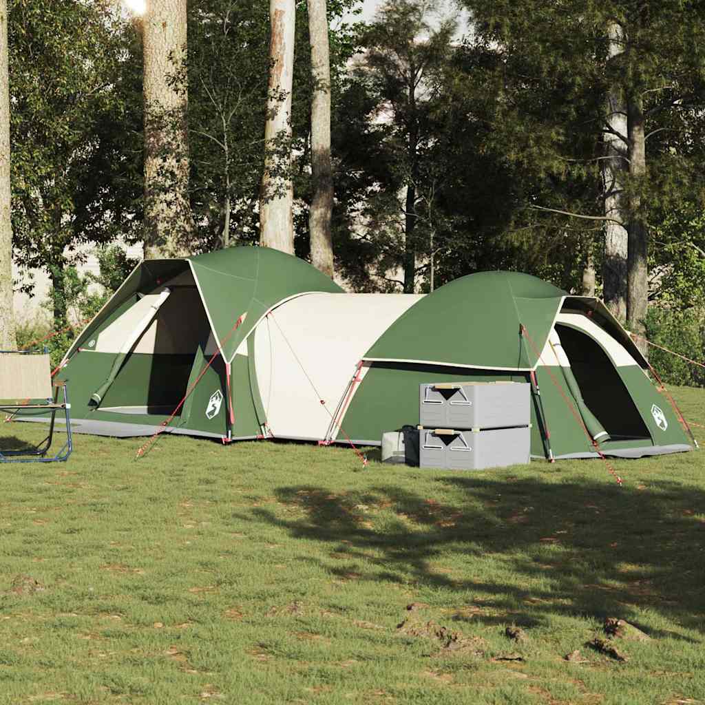 Campingtelt 5 Personer Grønn Vanntett