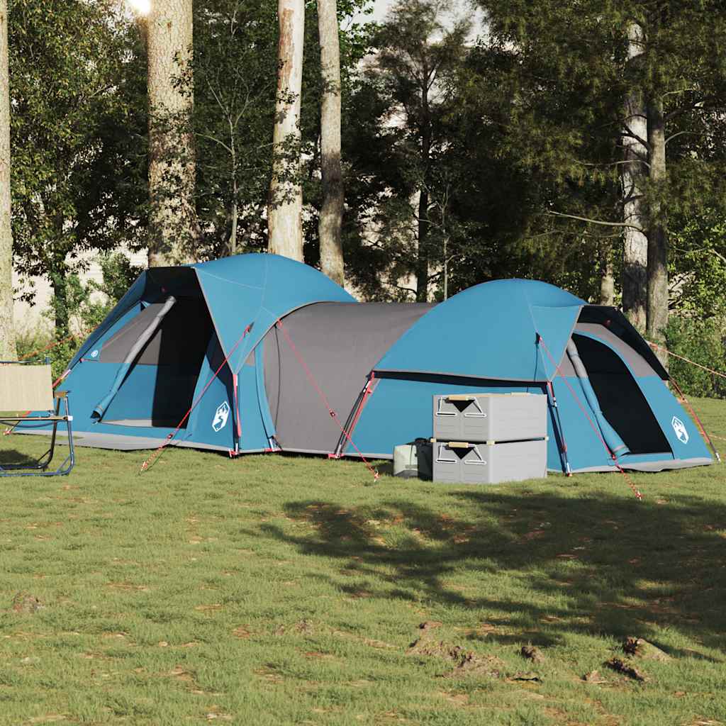 Campingtelt 5 Personer Blå Vanntett