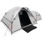 Campingtelt For 5 Personer Hvit Blendingsstoff Vanntett