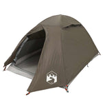 Kuppeltelt For Camping 2 Personer Brun Vanntett