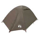 Kuppeltelt For Camping 2 Personer Brun Vanntett