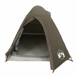 Kuppeltelt For Camping 2 Personer Brun Vanntett