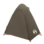Kuppeltelt For Camping 2 Personer Brun Vanntett