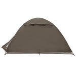 Kuppeltelt For Camping 2 Personer Brun Vanntett