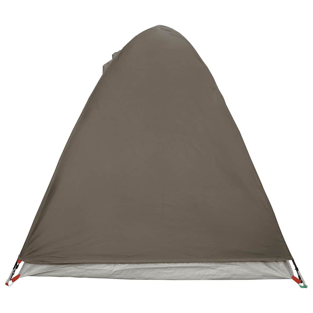 Kuppeltelt For Camping 2 Personer Brun Vanntett