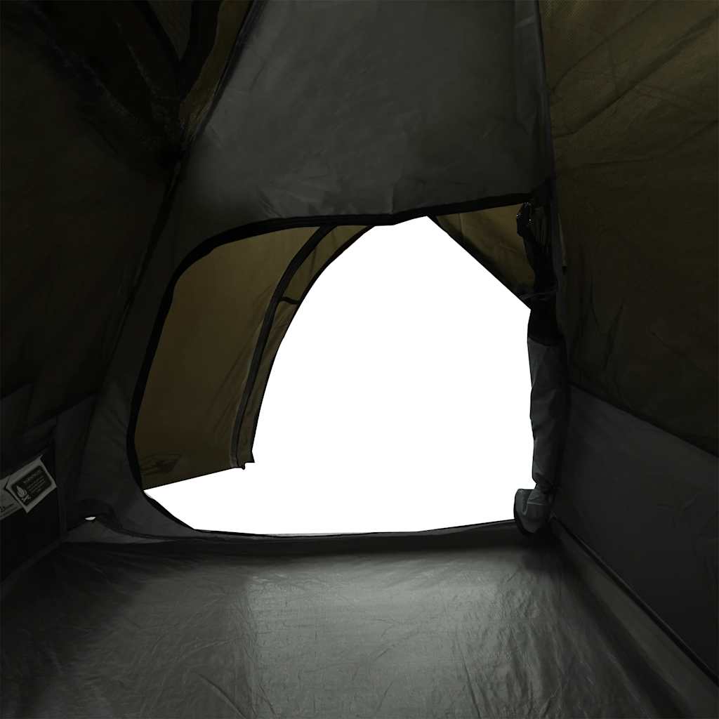 Kuppeltelt For Camping 2 Personer Brun Vanntett