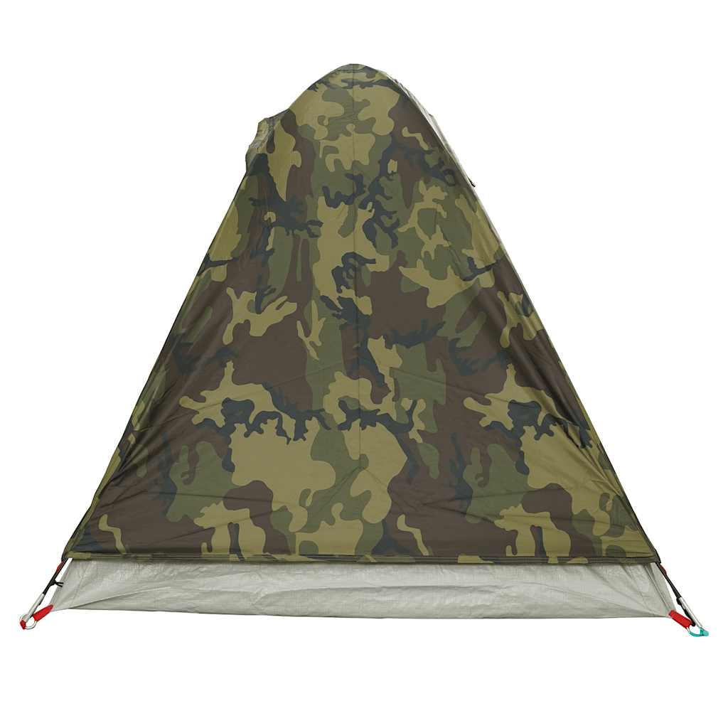 Kuppeltelt For Camping 2 Personer Kamuflasje Vanntett
