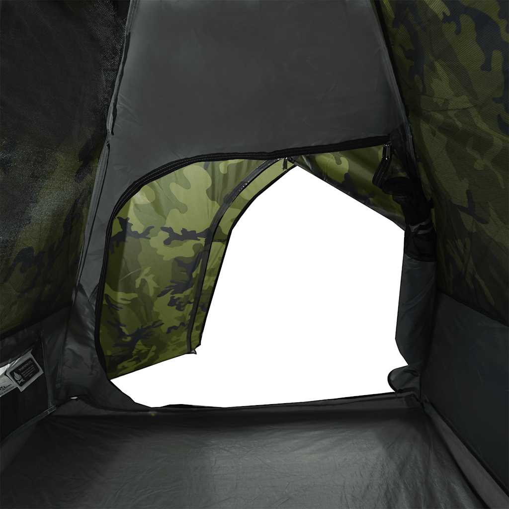 Kuppeltelt For Camping 2 Personer Kamuflasje Vanntett