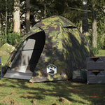 Kuppeltelt For Camping 2 Personer Kamuflasje Vanntett