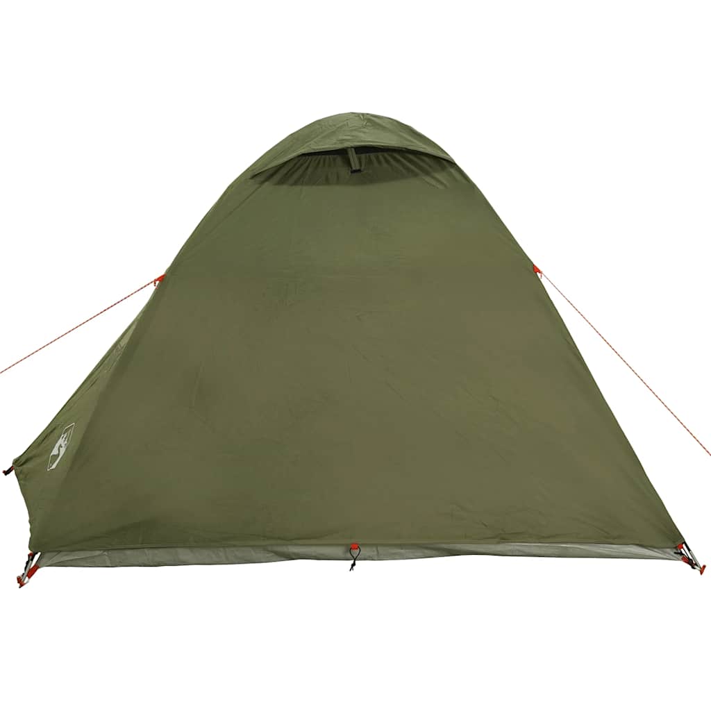 Kuppeltelt For Camping 3 Personer Olivengrønn Vanntett