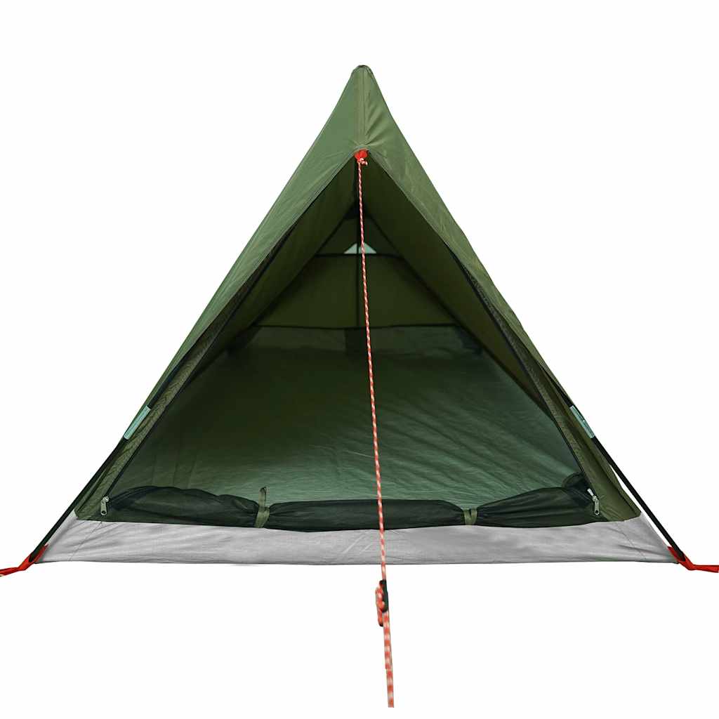 Campingtelt 2 Personer Olivengrønn Vanntett