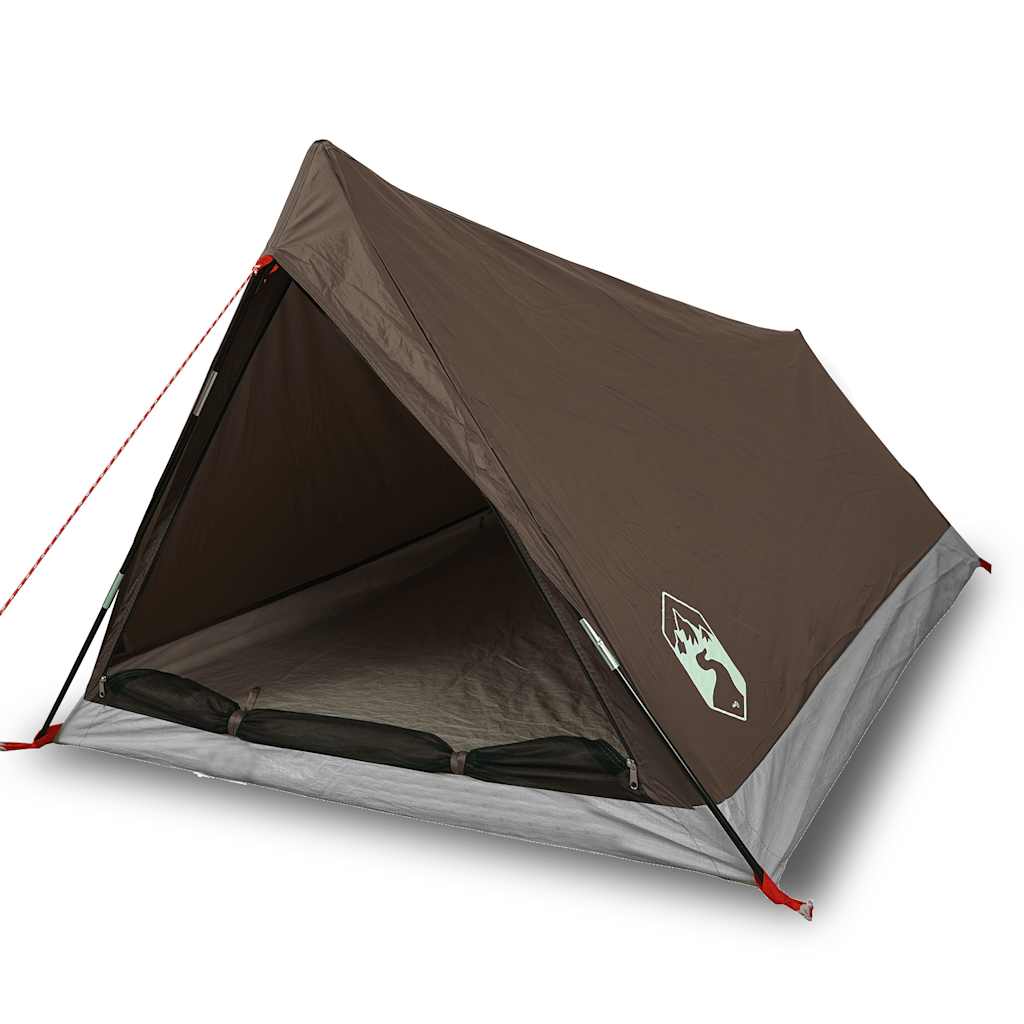 Campingtelt 2 Personer Brun Vanntett