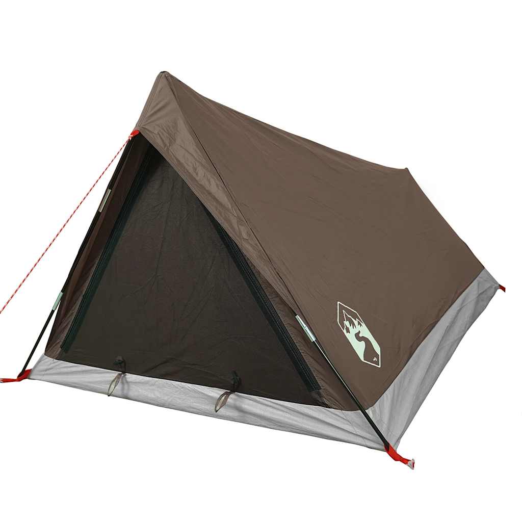 Campingtelt 2 Personer Brun Vanntett