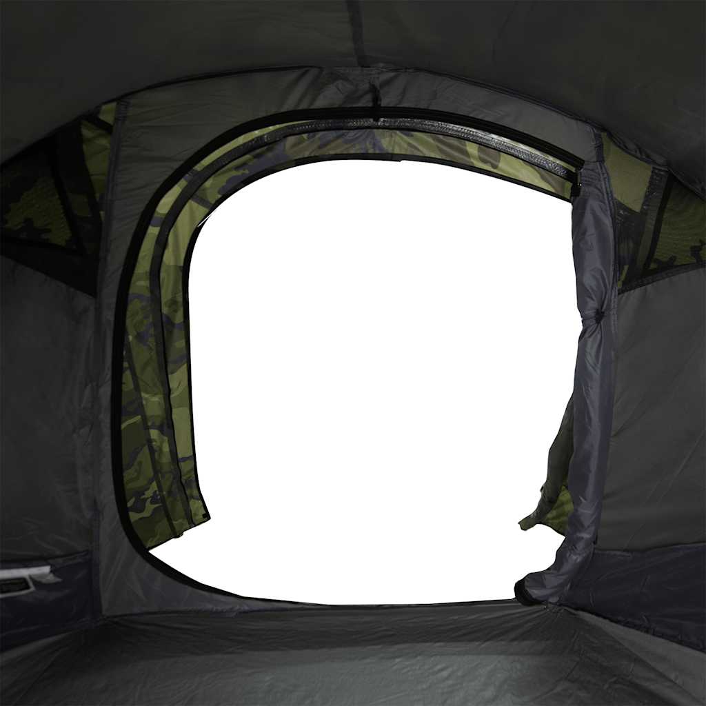 Tunneltelt For Camping 3 Personer Kamuflasje Vanntett