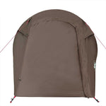 Tunneltelt For Camping 2 Personer Brun Vanntett