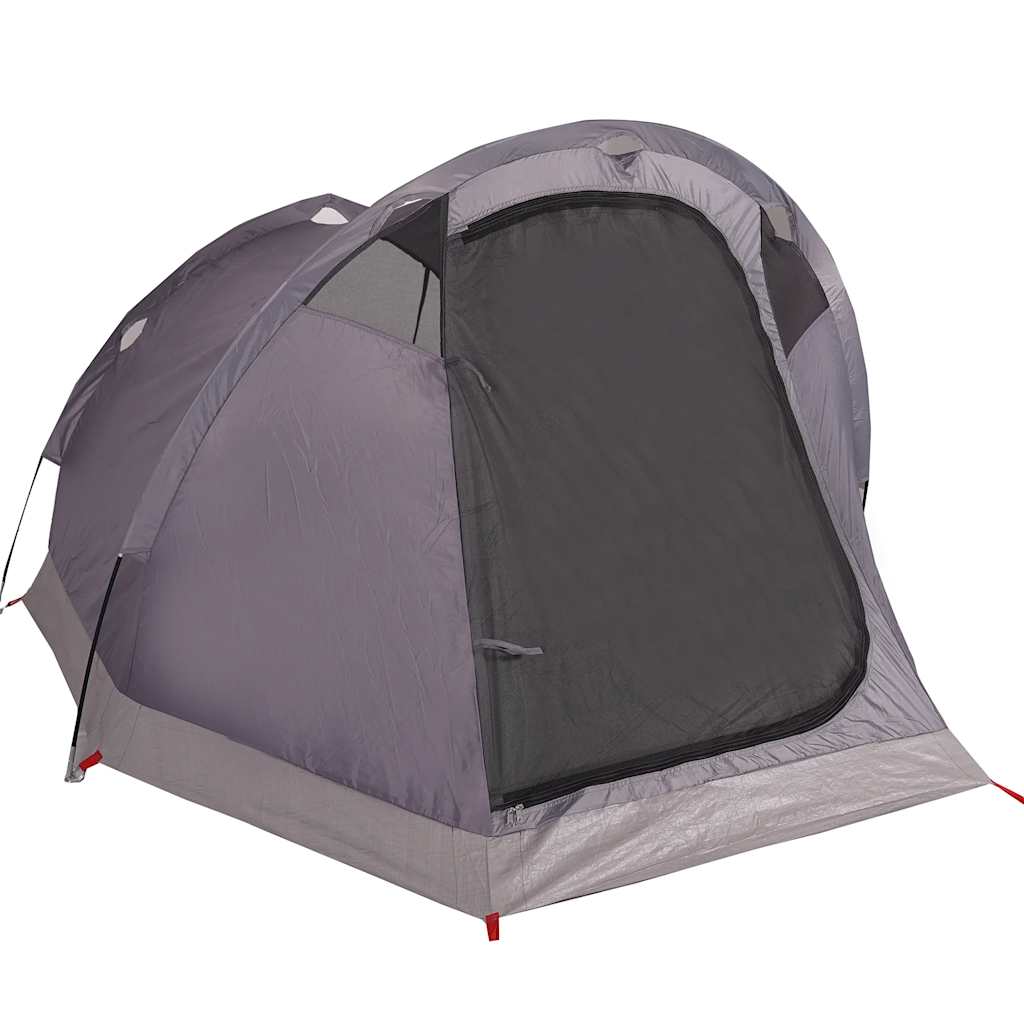 Tunneltelt For Camping 2 Personer Brun Vanntett