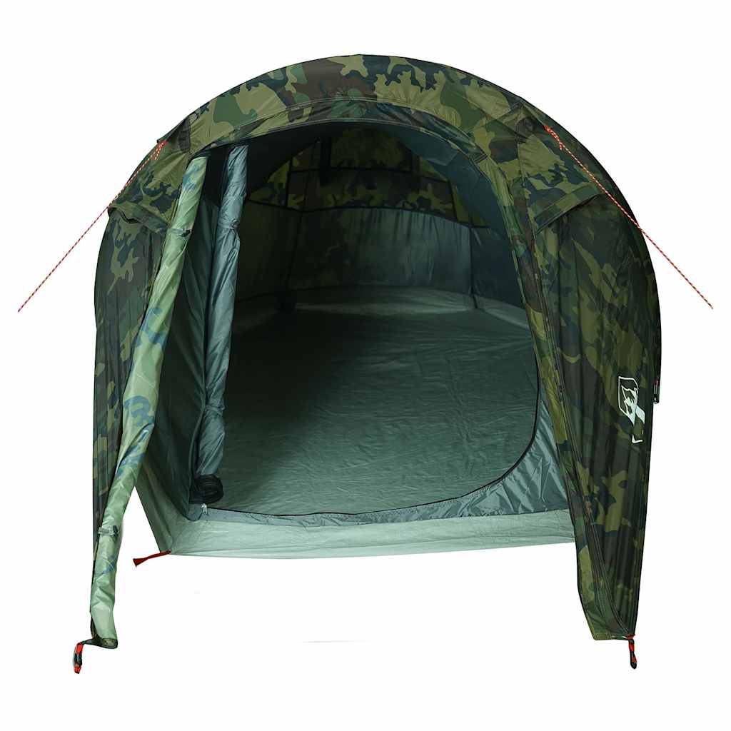 Tunneltelt For Camping 2 Personer Kamuflasje Vanntett