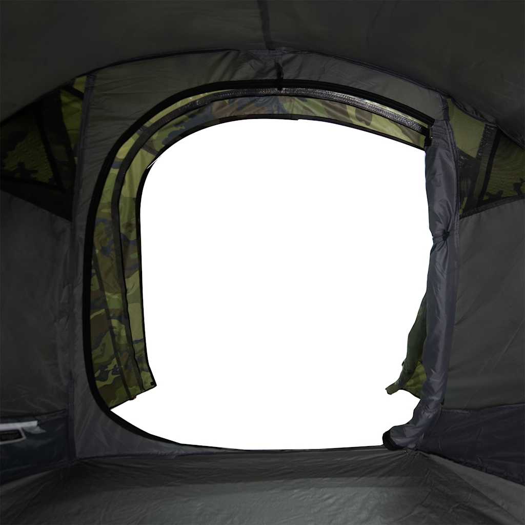 Tunneltelt For Camping 2 Personer Kamuflasje Vanntett